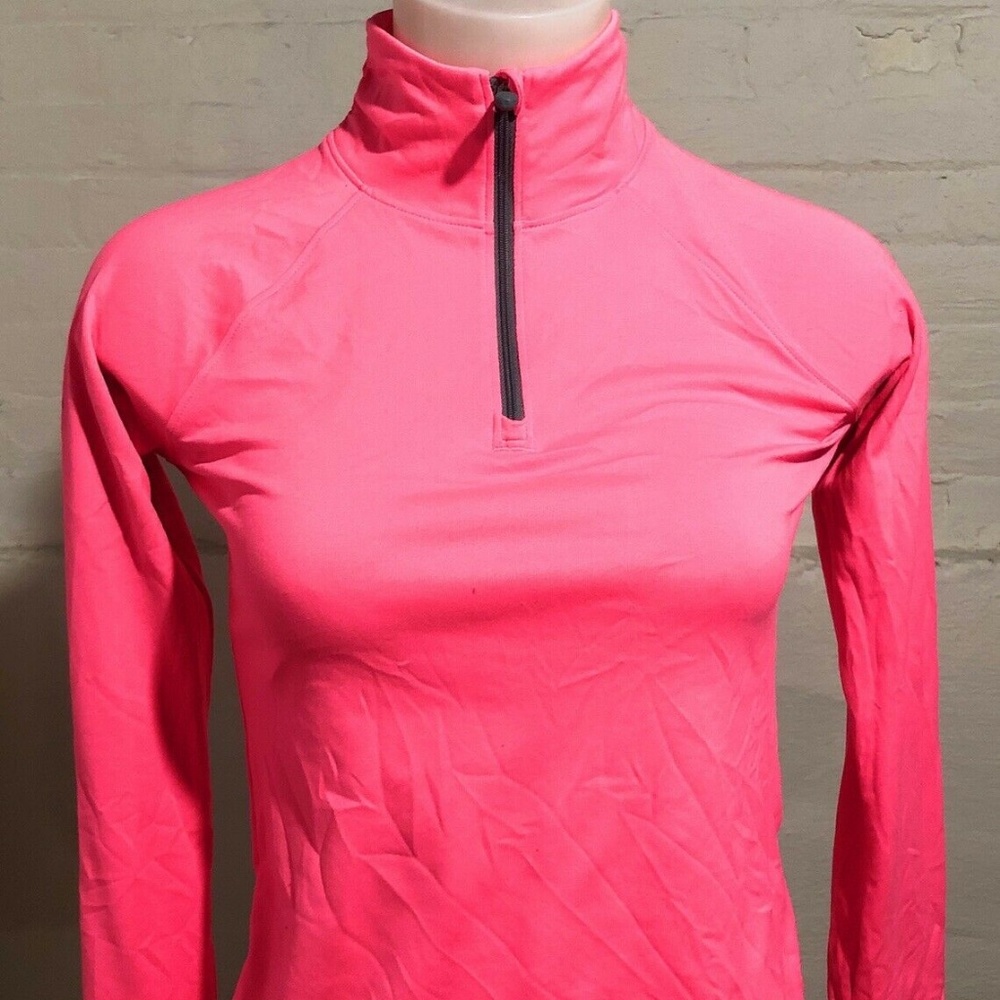 UNDER ARMOUR YOUTH SIZE L PINK LOOSE HEAT GEAR